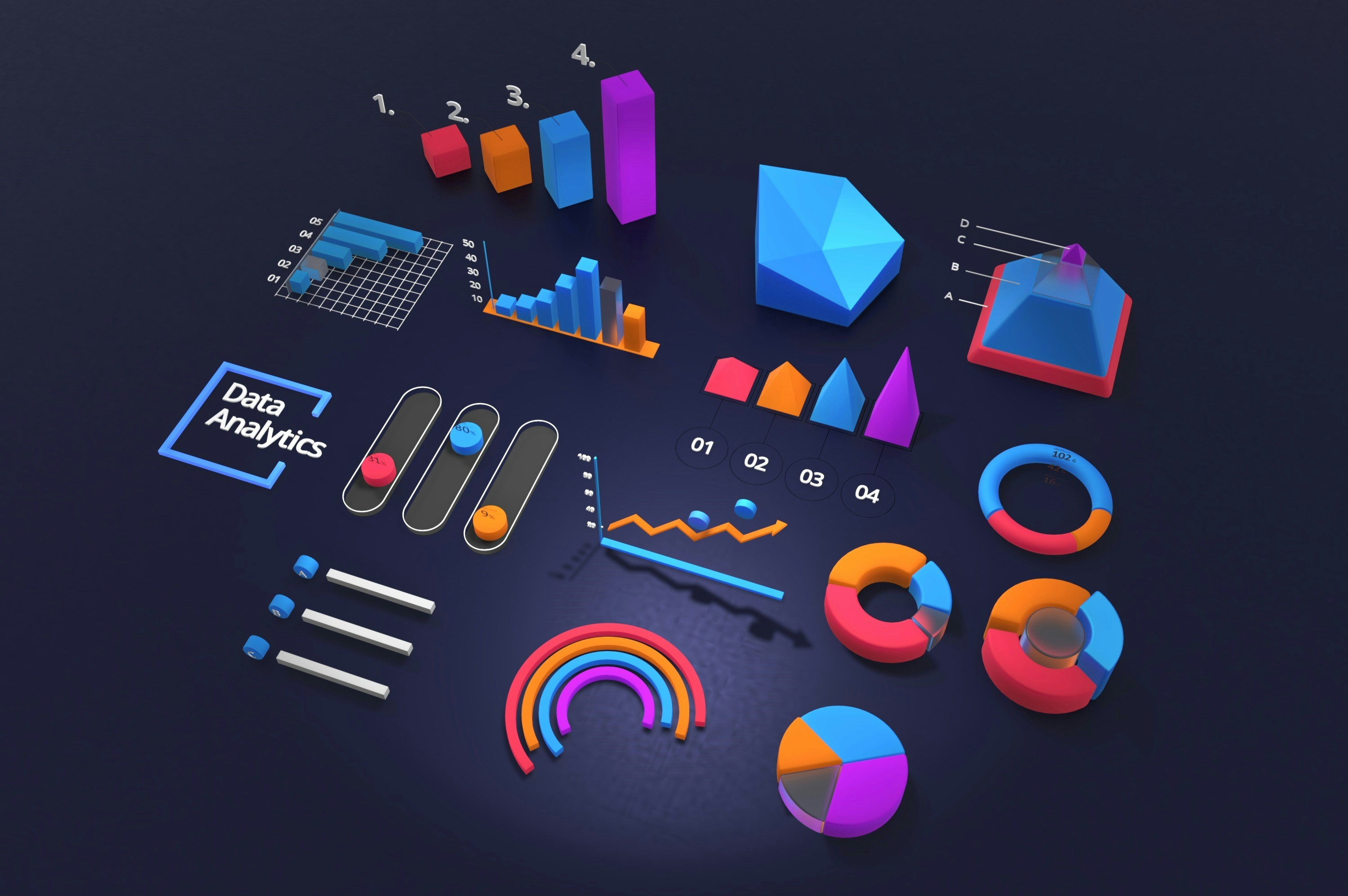 charts illustrated image - Customer Journey Dashboard